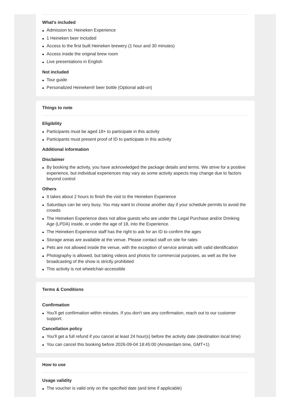 Heineken Experience - page 2